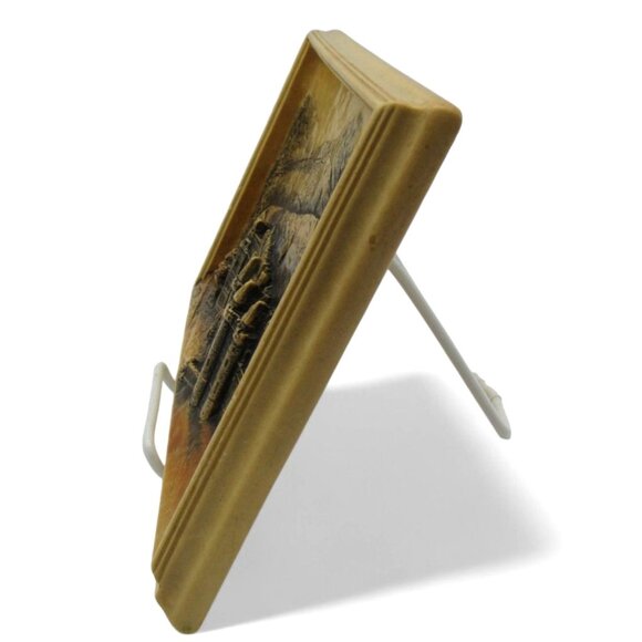 Ivorex EDINBURGH LANDMARKS Holyrood Palace And Arthur's Seat 3D England Vintage - Picture 6 of 10